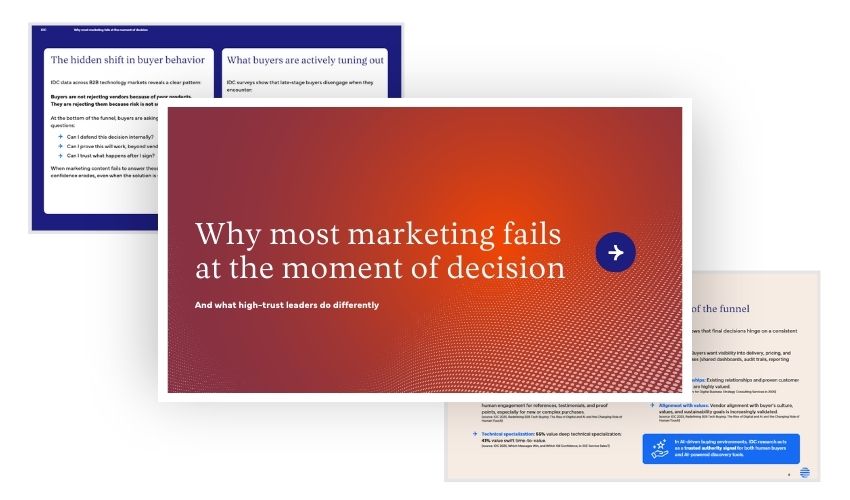 Why Most Marketing Fails at the Moment of Decision